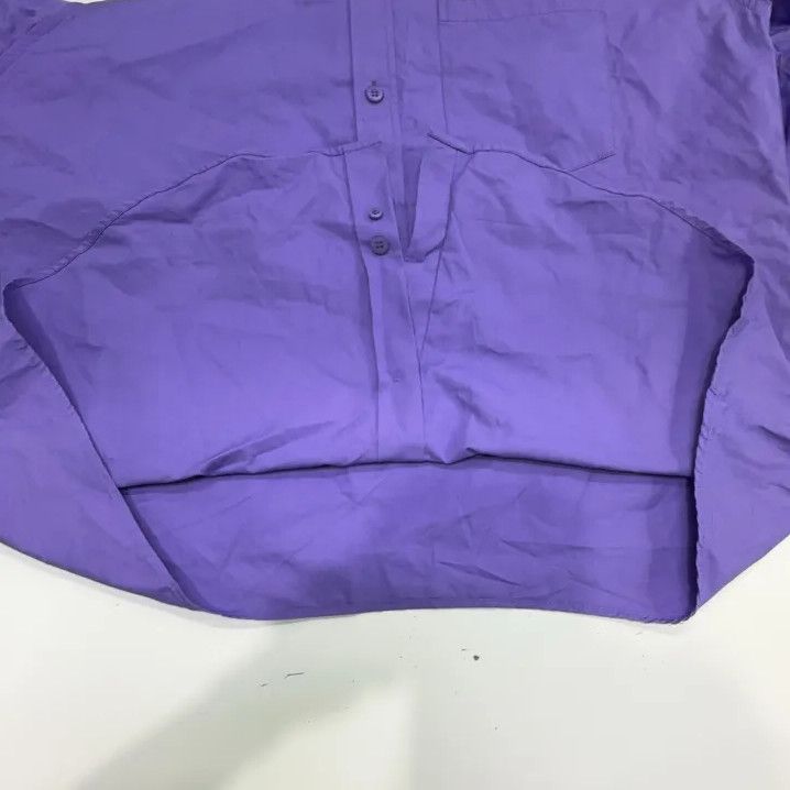 Balenciaga Balenciaga Casual Long Sleeve Shirt in Purple Size US S / EU 44-46 / 1 - 10 Thumbnail