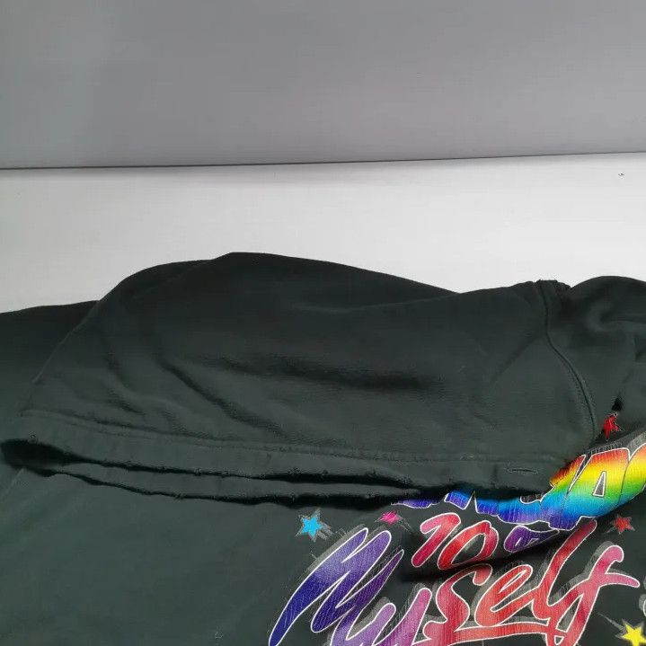 Balenciaga Balenciaga Colorful Logo Distressed Hoodie Size US L / EU 52-54 / 3 - 9 Thumbnail