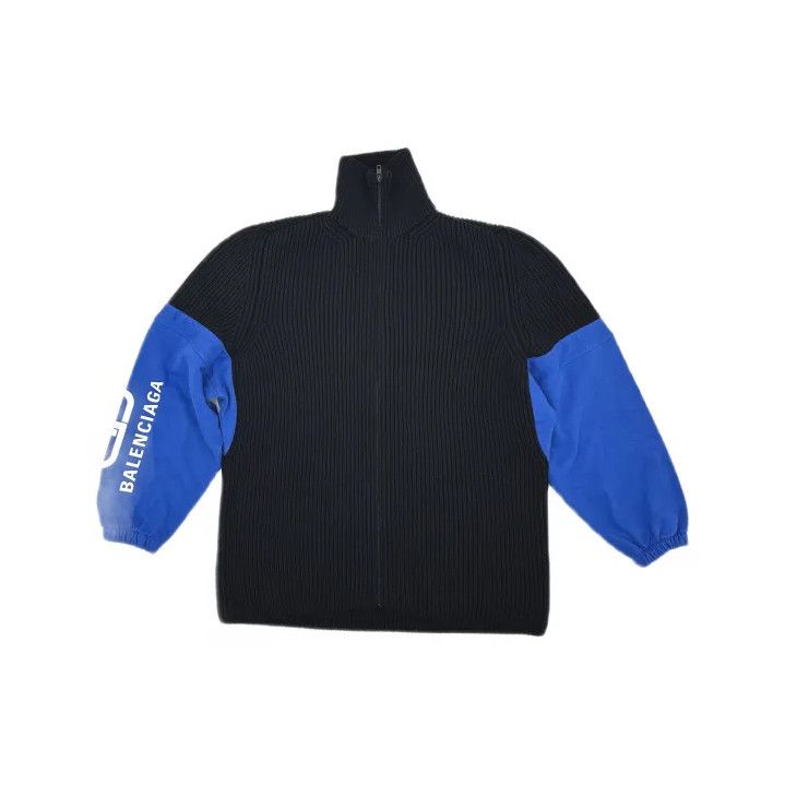 Balenciaga Balenciaga Colorblock Zip-Up Cardigan for Men Size US M / EU 48-50 / 2 - 2 Thumbnail
