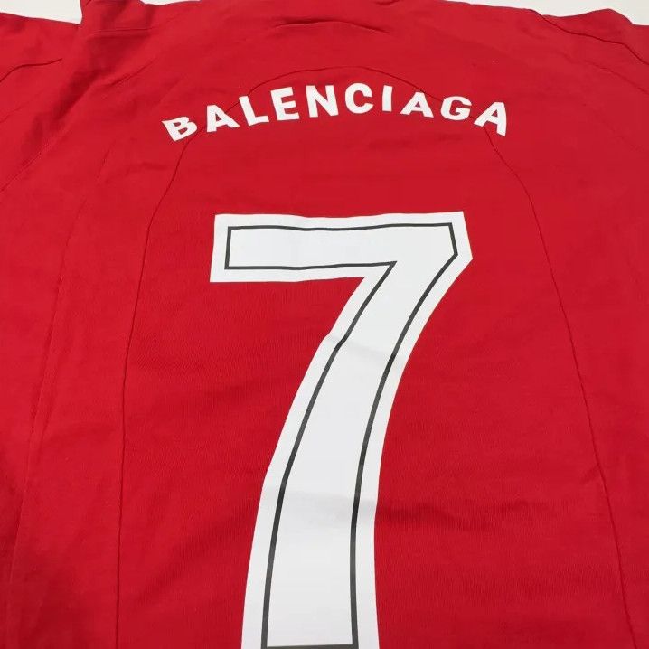 Balenciaga Balenciaga SS22 Red Logo Print T-Shirt Size US M / EU 48-50 / 2 - 4 Thumbnail
