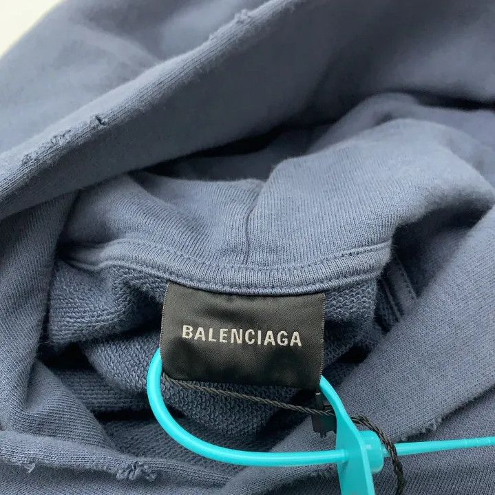 Balenciaga Balenciaga SS23 Logo Print Long Sleeve Hoodie Size US M / EU 48-50 / 2 - 3 Thumbnail