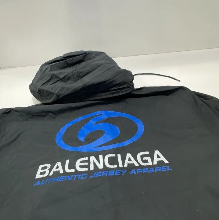 Balenciaga Balenciaga Black Logo Print Long Sleeve Jacket Size US XS / EU 42 / 0 - 11 Thumbnail