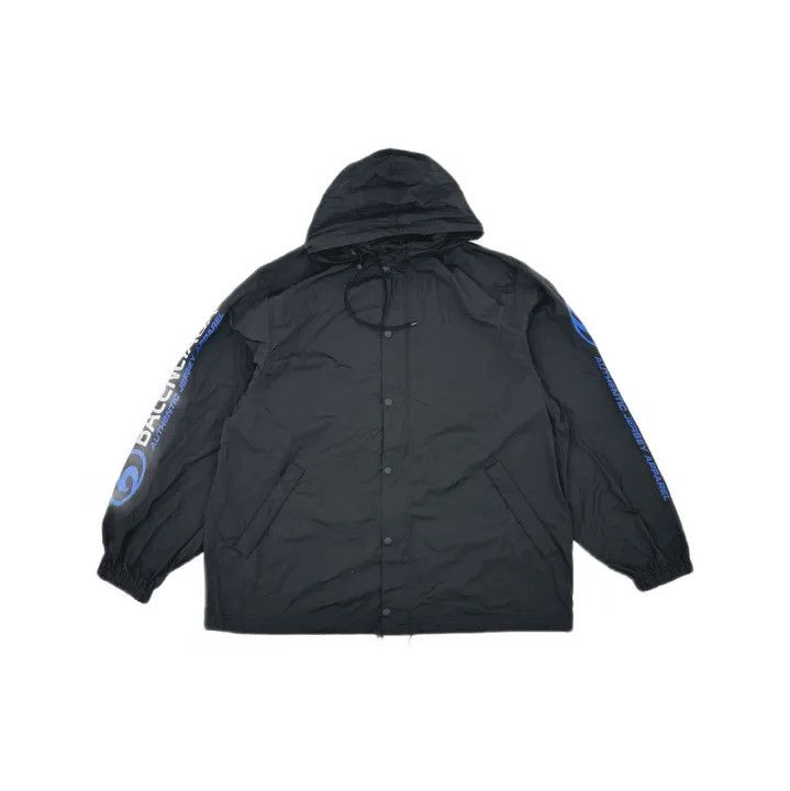 Balenciaga Balenciaga Black Logo Print Long Sleeve Jacket Size US XS / EU 42 / 0 - 2 Thumbnail