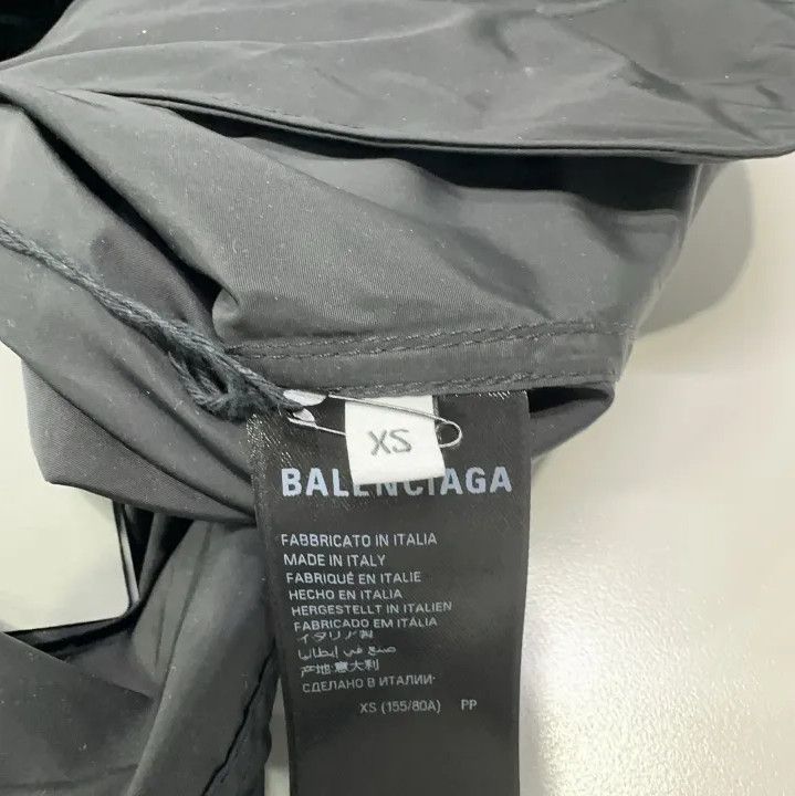 Balenciaga Balenciaga Black Logo Print Long Sleeve Jacket Size US XS / EU 42 / 0 - 5 Thumbnail