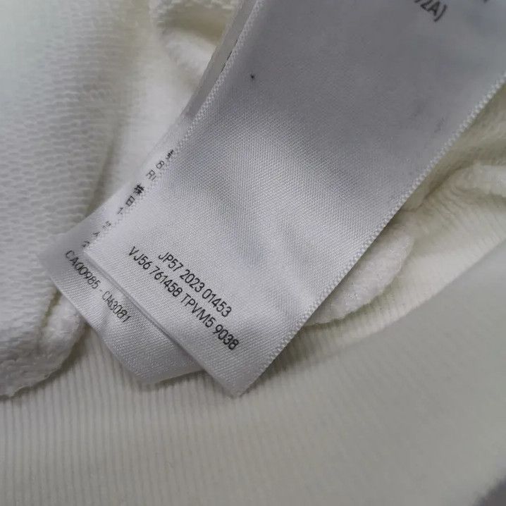 Balenciaga Balenciaga FW23 Logo Print White Hoodie Size US M / EU 48-50 / 2 - 4 Thumbnail