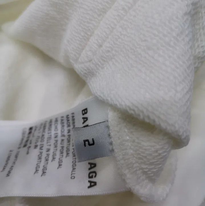 Balenciaga Balenciaga FW23 Logo Print White Hoodie Size US M / EU 48-50 / 2 - 5 Thumbnail