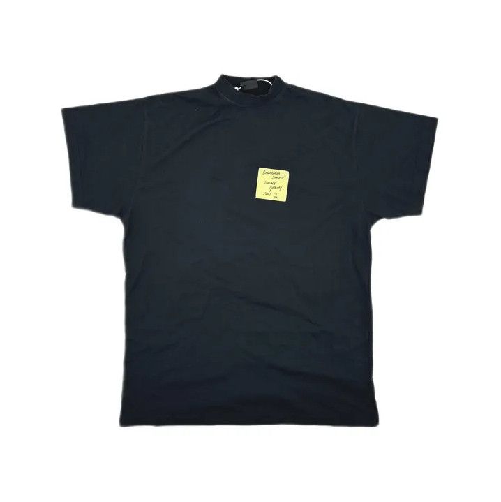 Balenciaga Balenciaga Casual Black Short Sleeve T-Shirt Size US M / EU 48-50 / 2 - 2 Thumbnail