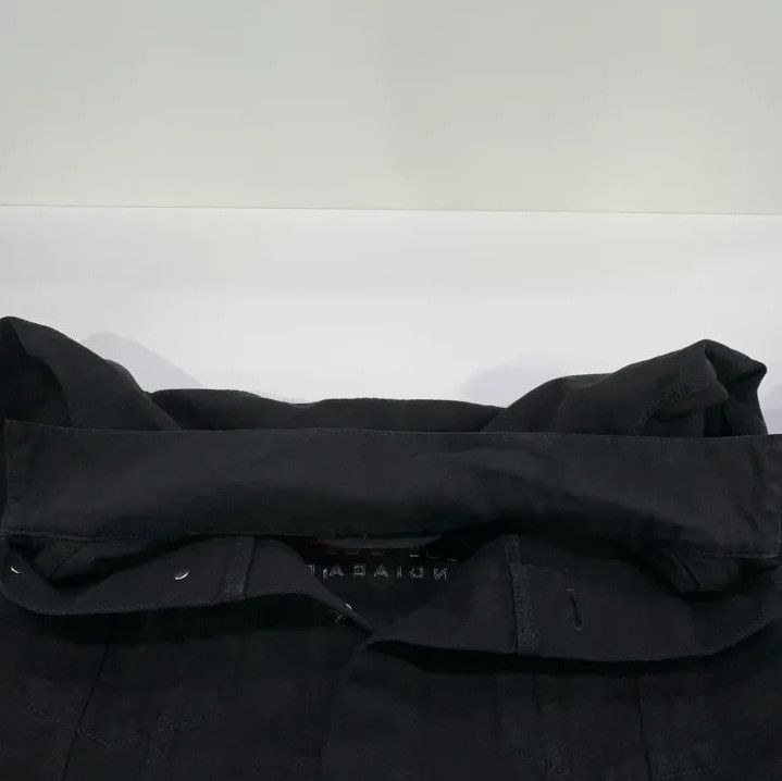 Balenciaga Balenciaga Black Short Denim Jacket with Logo Size US L / EU 52-54 / 3 - 7 Thumbnail