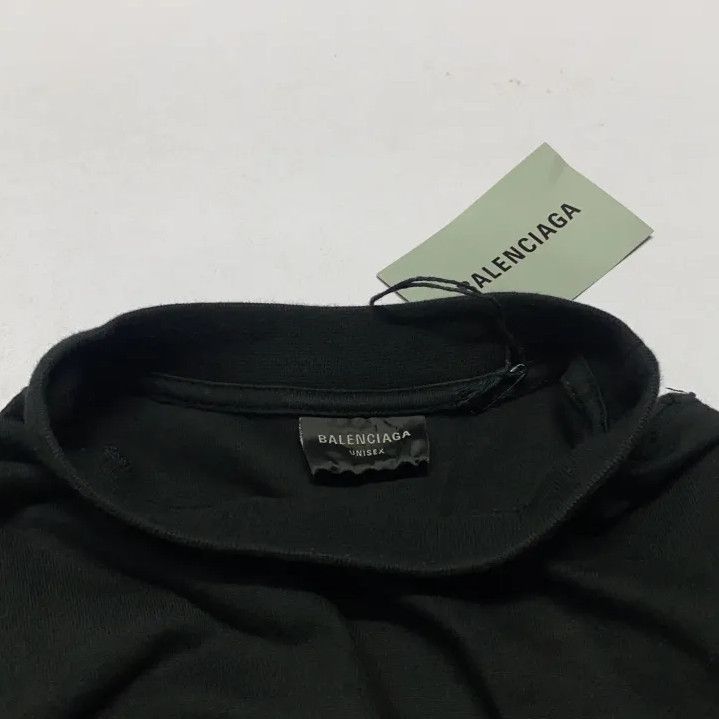 Balenciaga Balenciaga FW23 Black Embroidered Casual T-Shirt Size US XS / EU 42 / 0 - 7 Thumbnail