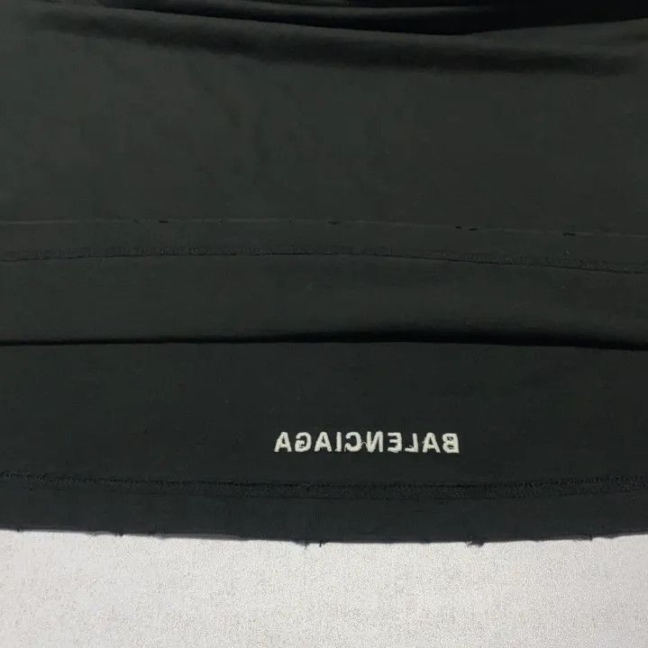 Balenciaga Balenciaga FW23 Black Embroidered Casual T-Shirt Size US XS / EU 42 / 0 - 9 Thumbnail