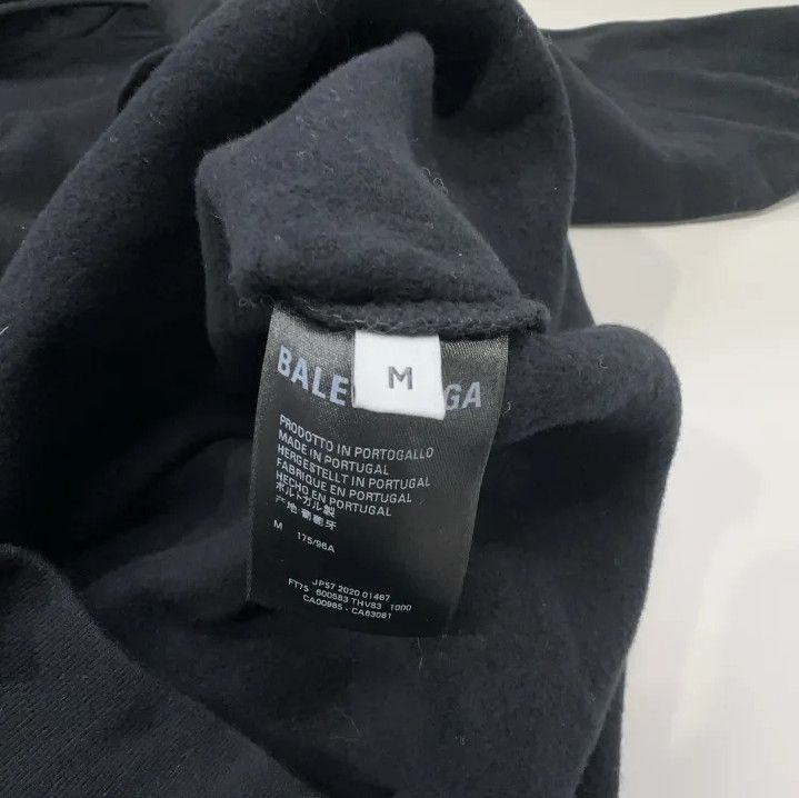 Balenciaga x WFP Black Hoodie for Men