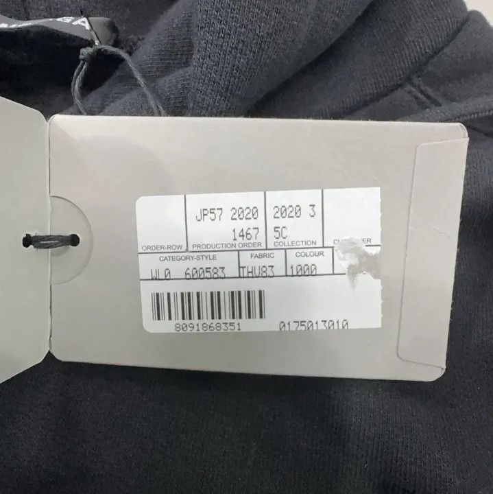 Balenciaga x WFP Black Hoodie for Men