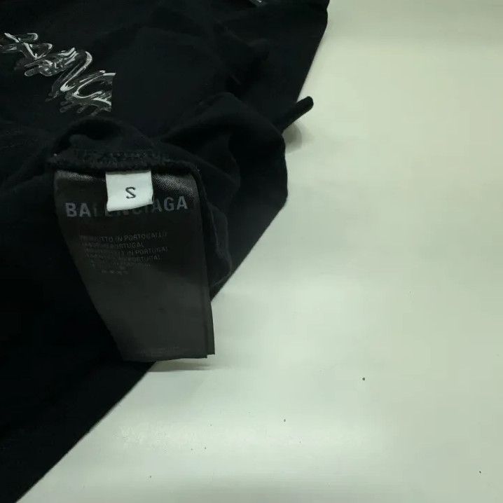 Balenciaga Balenciaga SS22 Black Slime Logo Short Sleeve T-Shirt Size US S / EU 44-46 / 1 - 4 Thumbnail