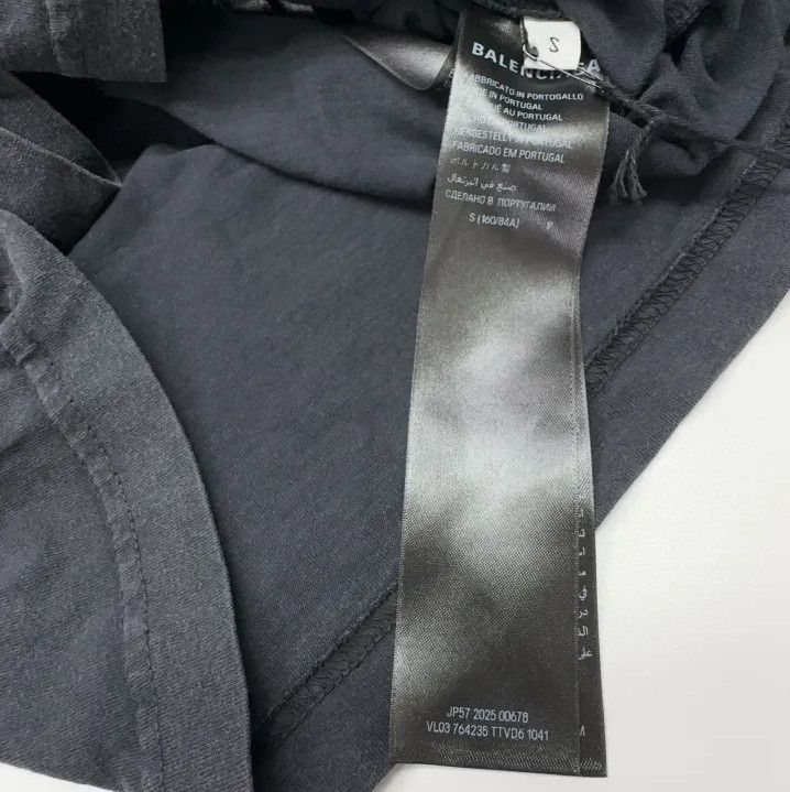 Balenciaga Balenciaga FW25 Black Cotton Short Sleeve T-Shirt Size US S / EU 44-46 / 1 - 3 Thumbnail