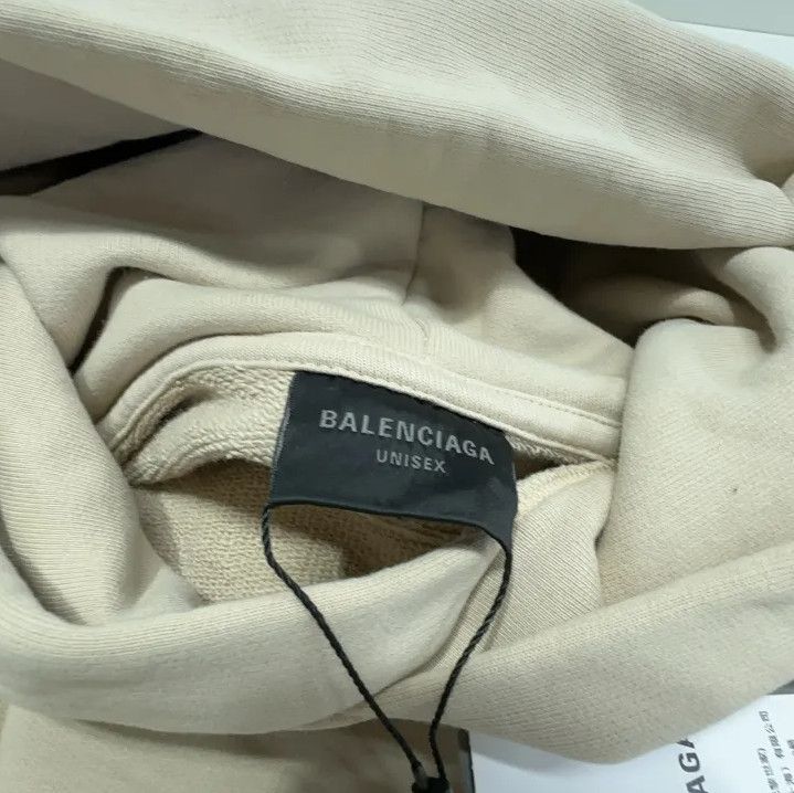 Balenciaga Balenciaga Logo Print Loose Hoodie for Men Size US L / EU 52-54 / 3 - 5 Thumbnail