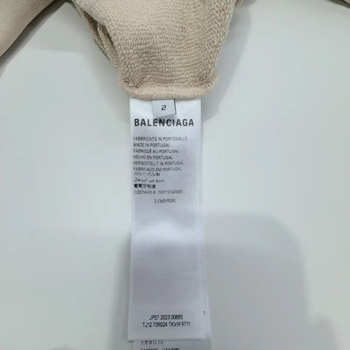 Balenciaga Balenciaga Logo Print Loose Hoodie for Men Size US L / EU 52-54 / 3 - 4 Thumbnail
