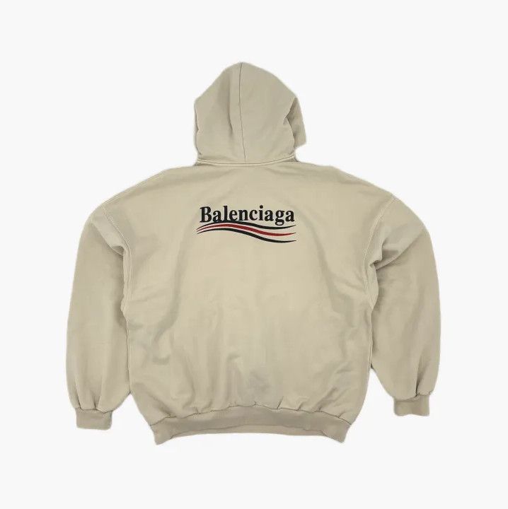 Balenciaga Balenciaga Logo Print Loose Hoodie for Men Size US L / EU 52-54 / 3 - 3 Thumbnail