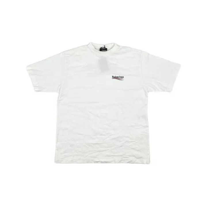 Balenciaga Balenciaga Political Campaign White Short Sleeve T-Shirt Size US L / EU 52-54 / 3 - 2 Thumbnail