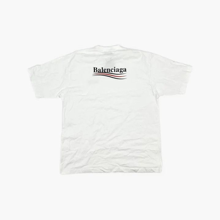 Balenciaga Balenciaga Political Campaign White Short Sleeve T-Shirt Size US L / EU 52-54 / 3 - 3 Thumbnail