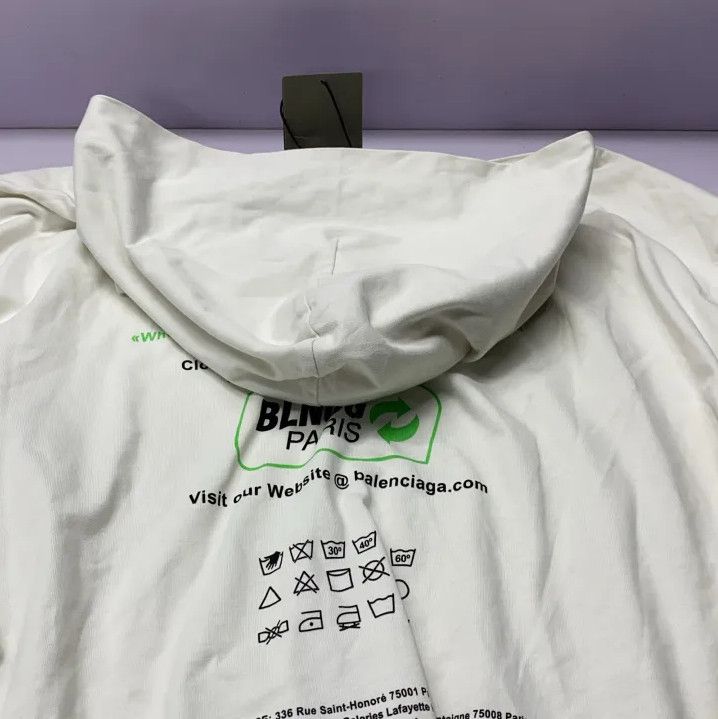 Balenciaga Balenciaga Logo Print Hoodie for Men Size US S / EU 44-46 / 1 - 6 Thumbnail