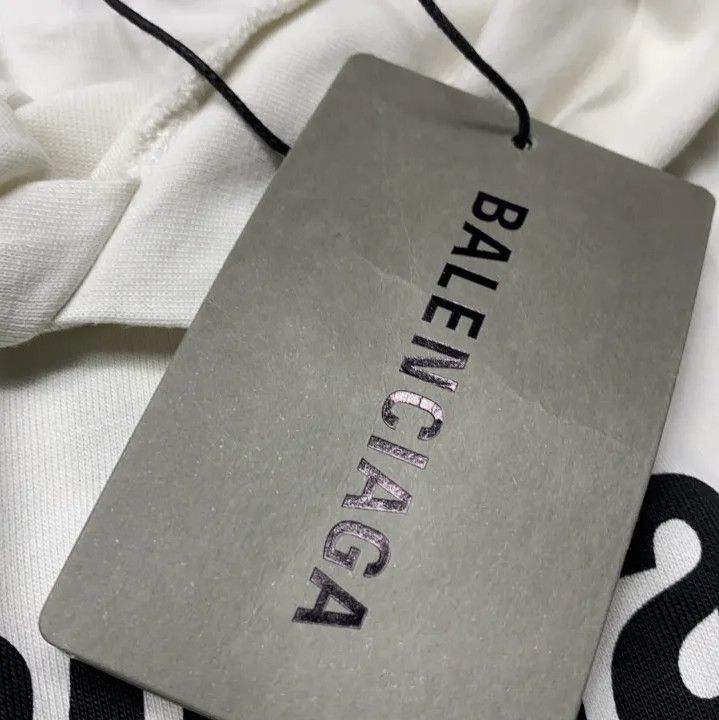 Balenciaga Balenciaga Logo Print Hoodie for Men Size US S / EU 44-46 / 1 - 5 Thumbnail