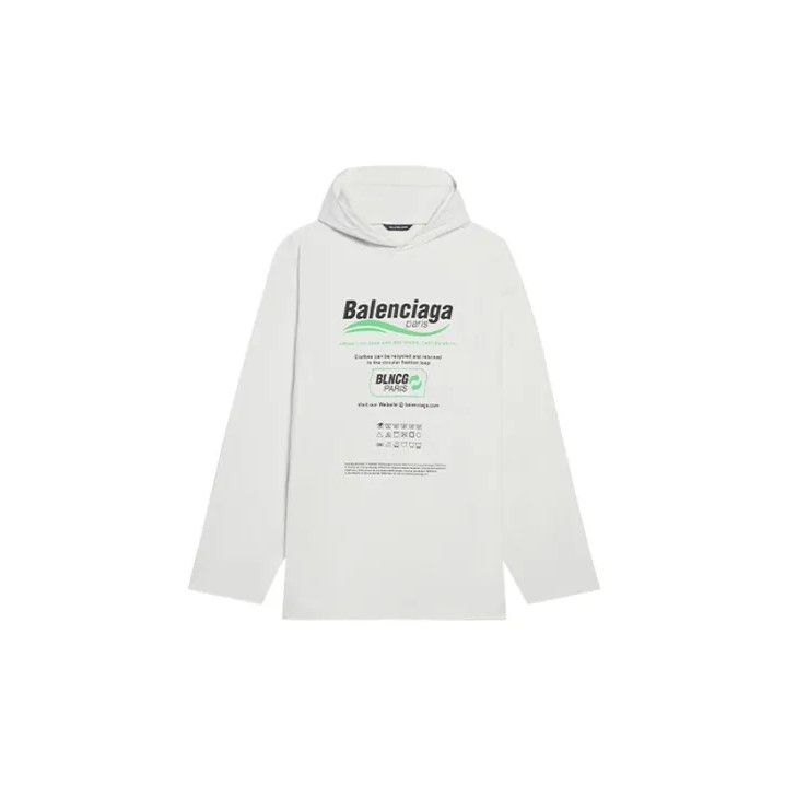 Balenciaga Balenciaga Logo Print Hoodie for Men Size US S / EU 44-46 / 1 - 2 Thumbnail