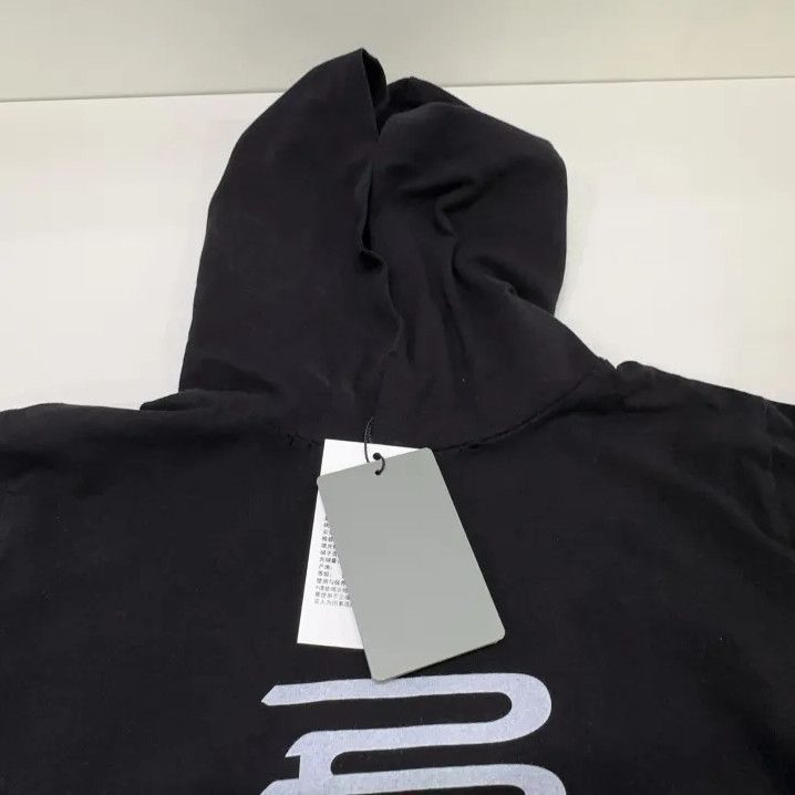 Balenciaga Balenciaga Black Logo Hoodie for Men Size US M / EU 48-50 / 2 - 9 Thumbnail