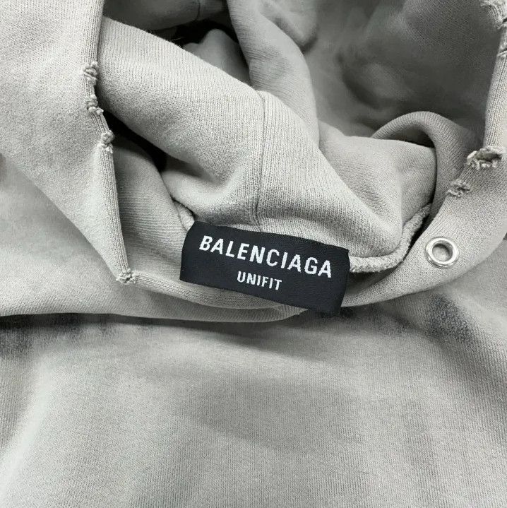 Balenciaga Balenciaga Logo Hooded Sweatshirt for Men Size US XS / EU 42 / 0 - 4 Thumbnail