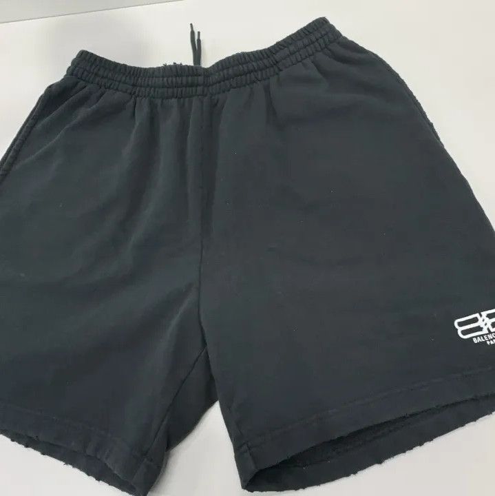 Balenciaga Balenciaga Black Casual Elastic Waist Shorts Size US 27 - 11 Thumbnail