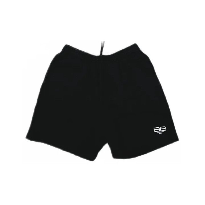 Balenciaga Balenciaga Black Casual Elastic Waist Shorts Size US 27 - 2 Thumbnail