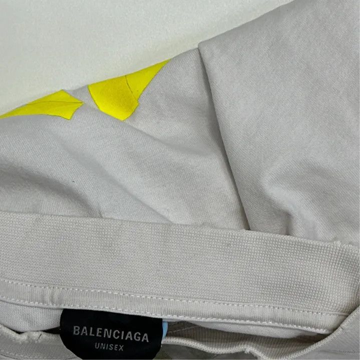 Balenciaga Balenciaga Logo Print White Short Sleeve T-shirt Size US M / EU 48-50 / 2 - 6 Thumbnail