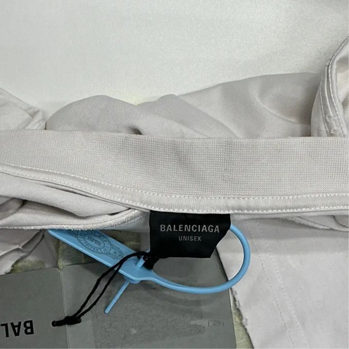 Balenciaga Balenciaga Logo Print White Short Sleeve T-shirt Size US M / EU 48-50 / 2 - 3 Thumbnail