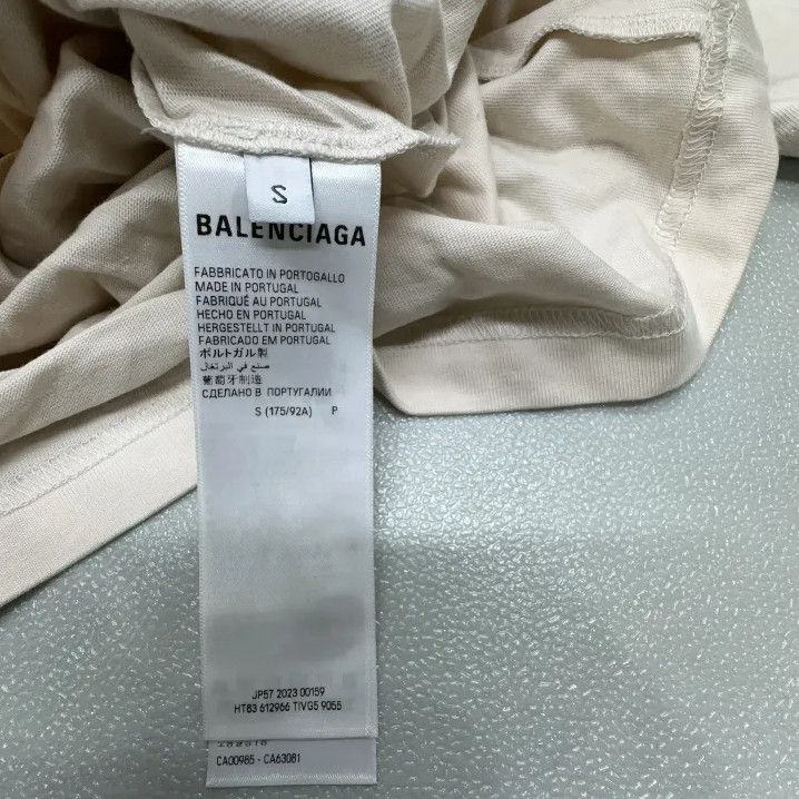 Balenciaga Balenciaga Logo Print Short Sleeve T-Shirt Size US S / EU 44-46 / 1 - 4 Thumbnail