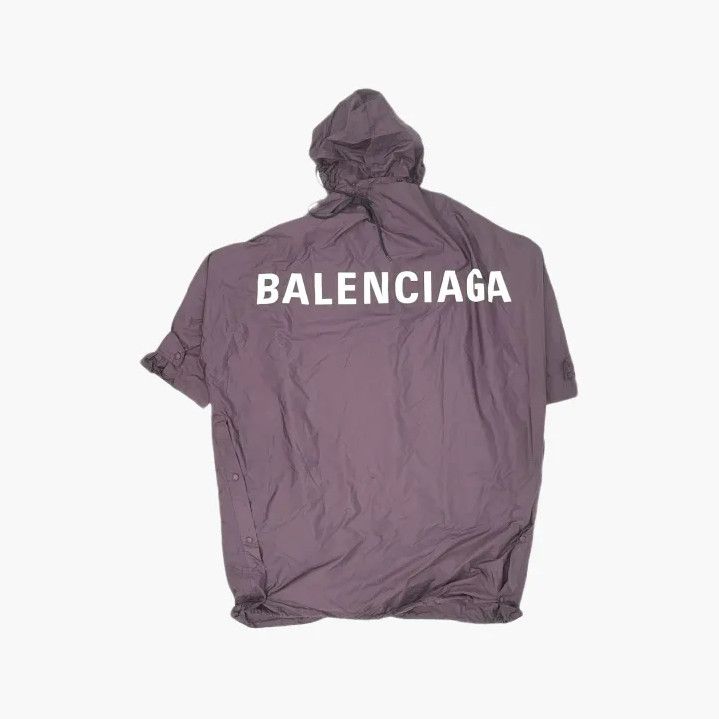 Balenciaga Balenciaga Logo Print Hooded Coat for Men Size US S / EU 44-46 / 1 - 3 Thumbnail