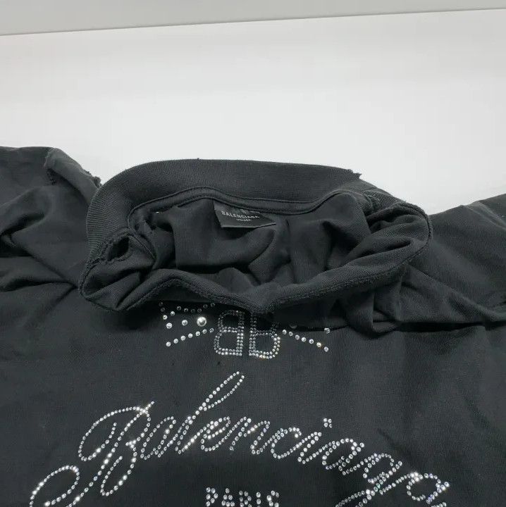 Balenciaga Balenciaga Black Crown Print Short Sleeve Tee Size US S / EU 44-46 / 1 - 7 Thumbnail