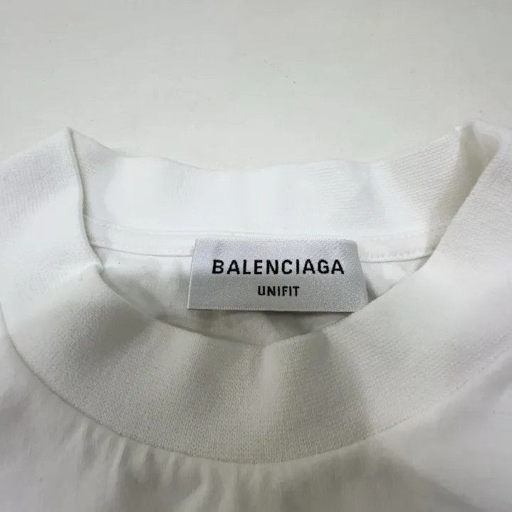 Balenciaga Balenciaga White Sleeveless Logo Muscle T-Shirt Size US XXS / EU 40 - 4 Thumbnail