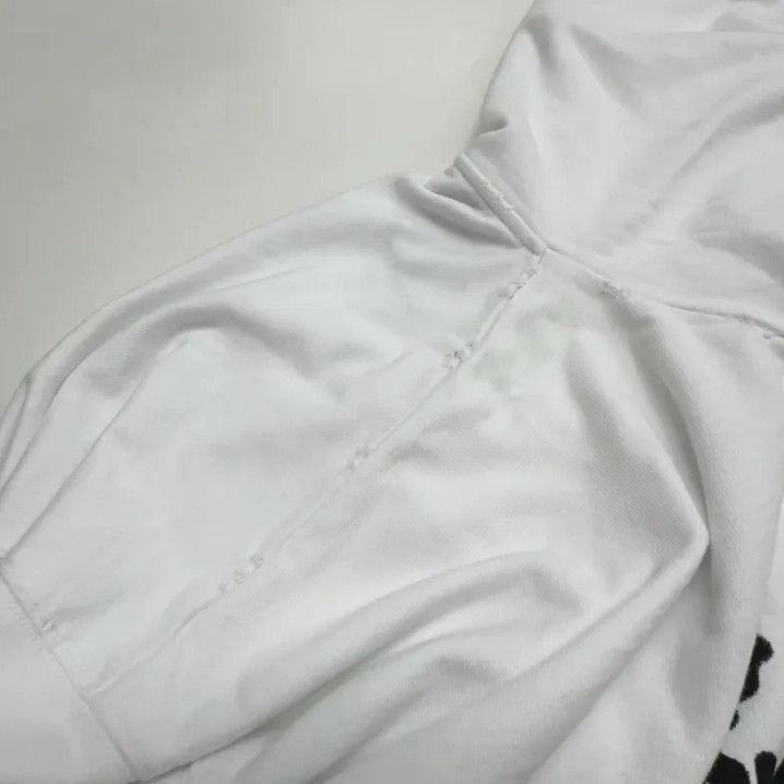 Balenciaga Balenciaga Hand Drawn Logo White Hoodie Size US S / EU 44-46 / 1 - 10 Thumbnail