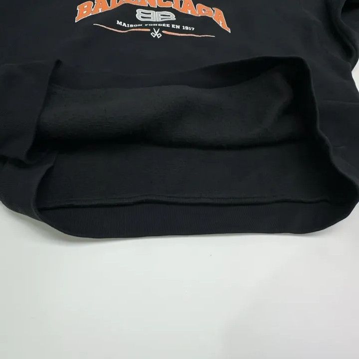 Balenciaga Balenciaga Black Logo Print Hoodie for Men Size US L / EU 52-54 / 3 - 6 Thumbnail