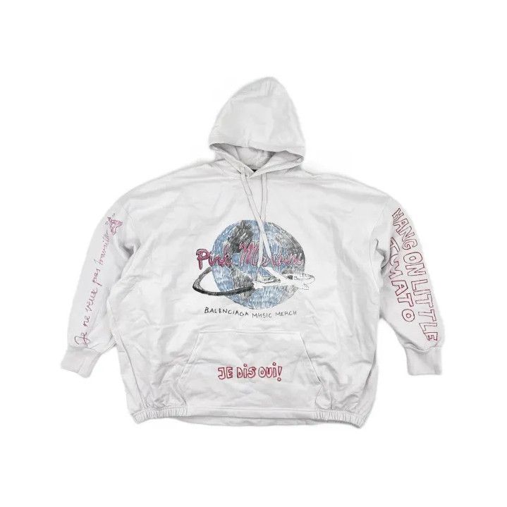 Balenciaga Balenciaga x Pink Martini Hooded Sweatshirt Size US M / EU 48-50 / 2 - 2 Thumbnail