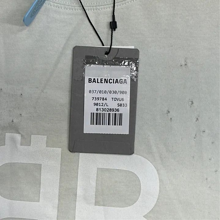 Balenciaga Balenciaga SS23 Logo Print Short Sleeve T-Shirt Size US L / EU 52-54 / 3 - 3 Thumbnail