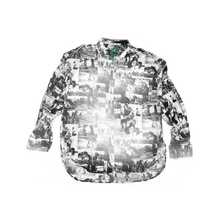 Balenciaga Balenciaga Graphic Casual Long Sleeve Shirt Size US XS / EU 42 / 0 - 2 Thumbnail