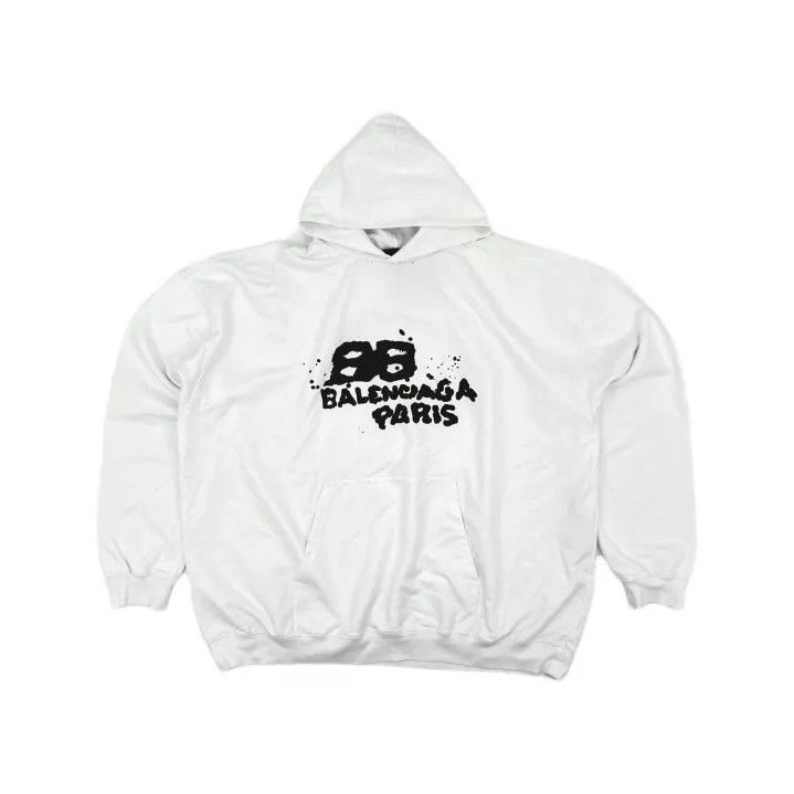 Balenciaga Balenciaga Hand Drawn FW22 Logo Hoodie for Men Size US S / EU 44-46 / 1 - 2 Thumbnail