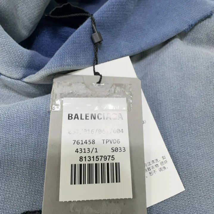 Balenciaga Balenciaga Gradient Logo Hoodie for Men Size US M / EU 48-50 / 2 - 5 Thumbnail