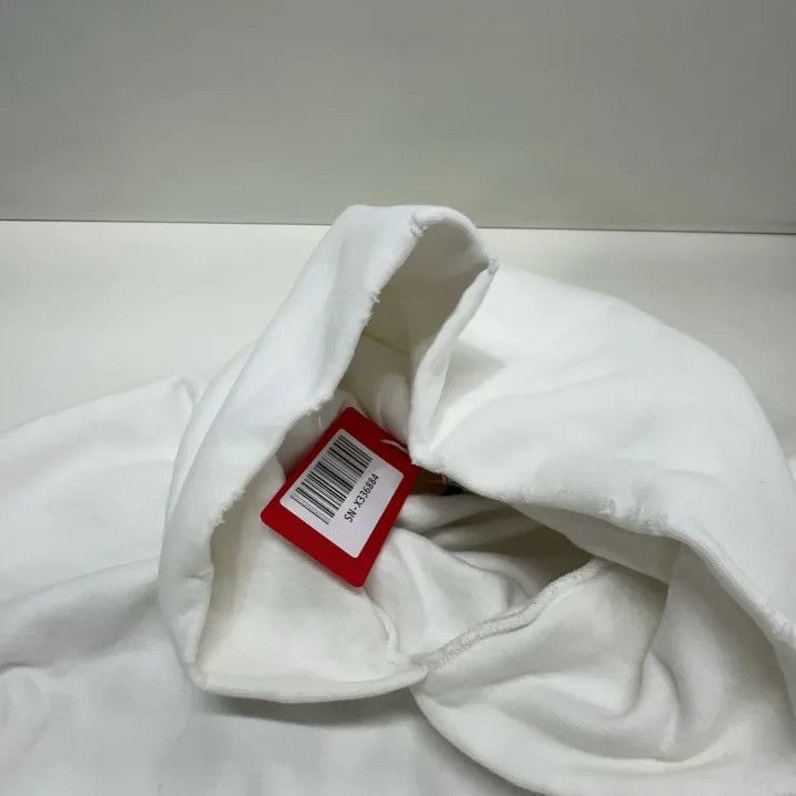 Balenciaga Balenciaga White Logo Hooded Sweatshirt Size US M / EU 48-50 / 2 - 8 Thumbnail