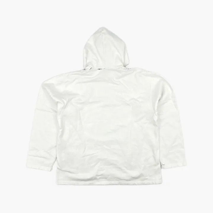 Balenciaga Balenciaga White Logo Hooded Sweatshirt Size US M / EU 48-50 / 2 - 3 Thumbnail