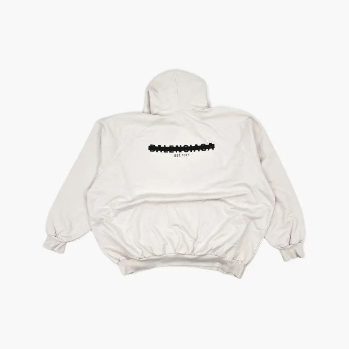 Balenciaga Balenciaga Hoodie with Strikethrough Logo Size US M / EU 48-50 / 2 - 3 Thumbnail