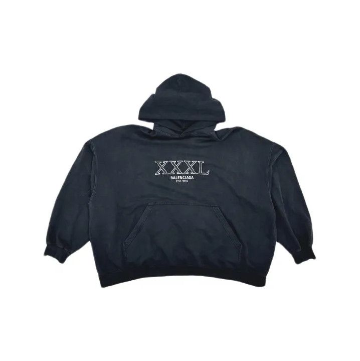 Balenciaga Balenciaga FW22 Logo Long Sleeve Hoodie Size US M / EU 48-50 / 2 - 2 Thumbnail