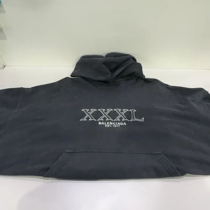 Balenciaga Balenciaga FW22 Logo Long Sleeve Hoodie Size US M / EU 48-50 / 2 - 9 Thumbnail
