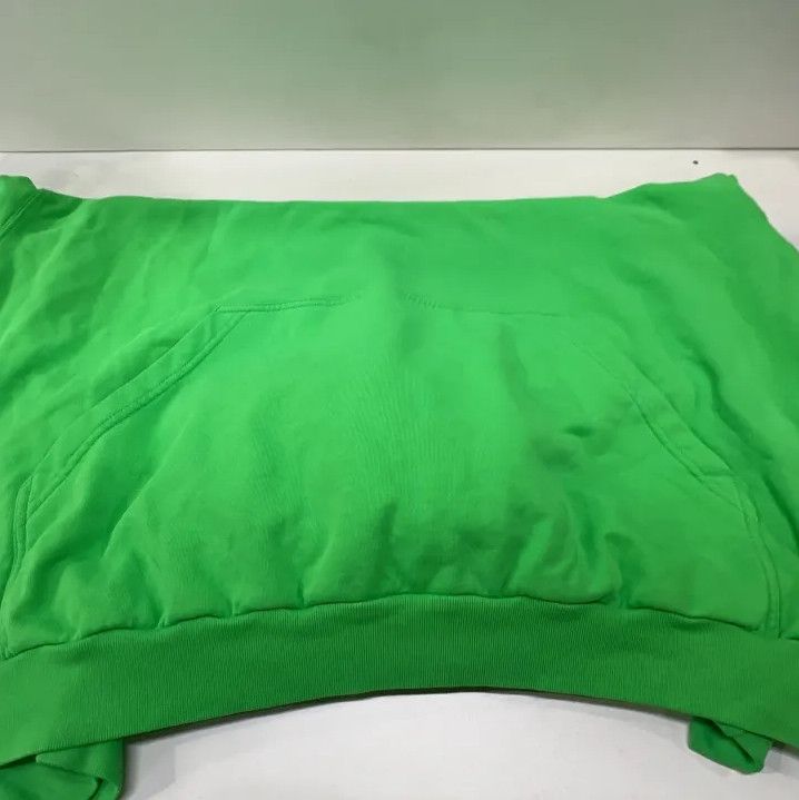 Balenciaga Balenciaga Logo Print Hooded Sweatshirt in Green Size US L / EU 52-54 / 3 - 11 Thumbnail
