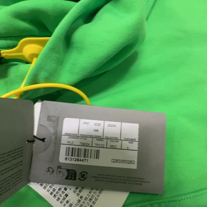 Balenciaga Balenciaga Logo Print Hooded Sweatshirt in Green Size US L / EU 52-54 / 3 - 5 Thumbnail